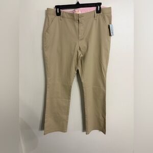 Cat & Jack Tan Bootcut Pants NWT Girls 18
